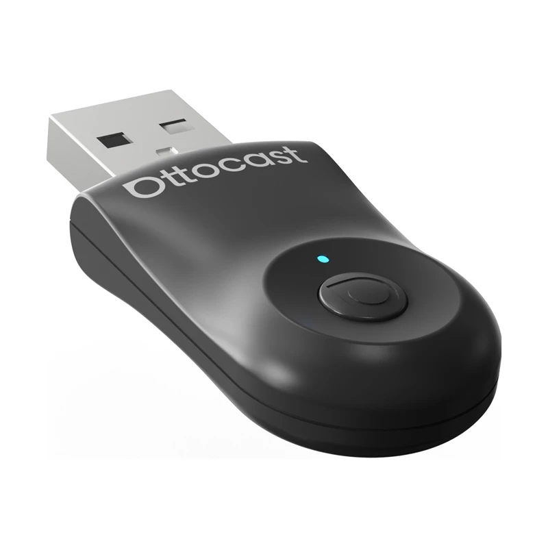 Bezvadu adapteris Ottocast CA505-T 2-in-1 Bluetooth un Wi‑Fi automašīnas informācijas un izklaides sistēmai