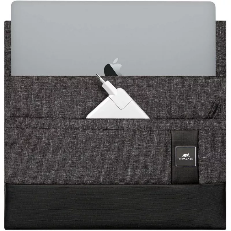 Sleeve case Rivacase 8802 laptop case 33.8 cm (13.3 inch) Melns pelēka
