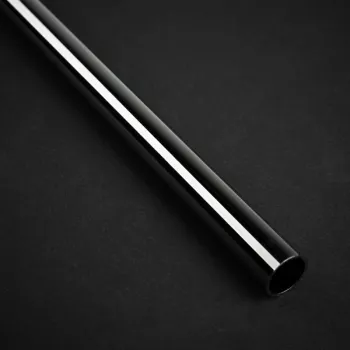 Bitspower None Chamfer Brass Hard Tubing 12mm AD, 500mm - Melns sparkle