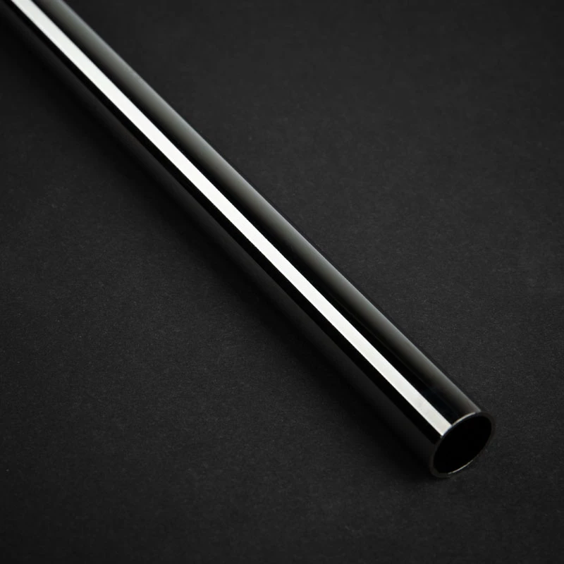 Bitspower None Chamfer Brass Hard Tubing 12mm AD, 500mm - Melns sparkle