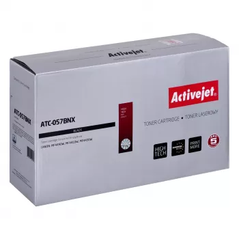 Activejet ATC-057BNX Toneris (aizstāj Canon CRG-057HBK; CRG-057H; Supreme; 10000 lapaspuses; melns) AR MIKROSHĒMU