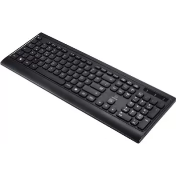 Renkforce RF-5799534 bezvadu tastatūra vācu, QWERTZ melna (RF-5799534)