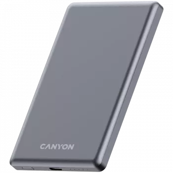 Canyon OnPower 505 - Powerbank - 5.000 mAh - in USB-C - out USB-C PD 20W + Wireless Magnet 1