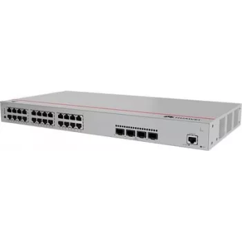 Huawei S310-24P4X Gigabit PoE viedais slēdzis, 4x SFP+ 24x PoE, 4x SFP+, montējams statnē