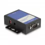 DeLOCK 64265 sērijas pārveidotājs, atkārtotājs, izolators RS-232 RS-422/485 melns
