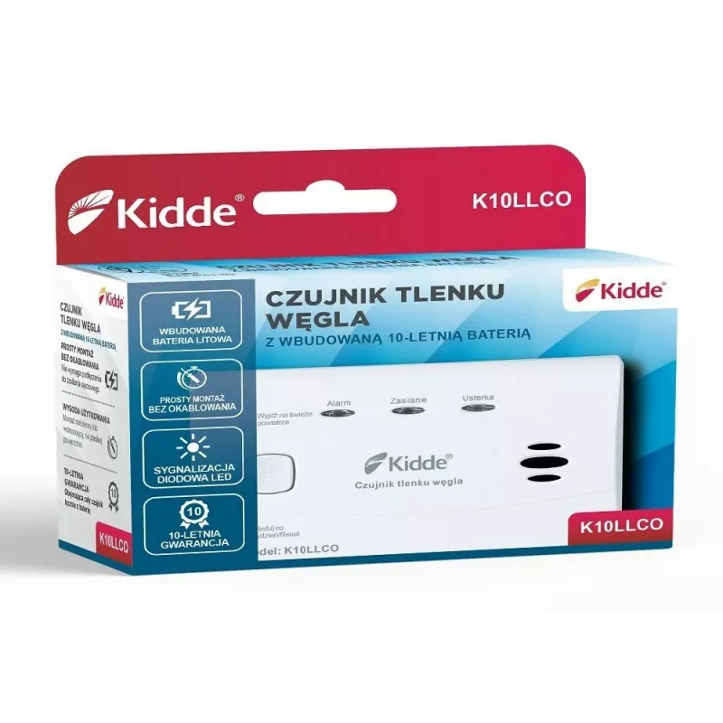 oglekļa monoksīda detektors K10LLCO Kidde