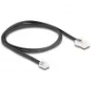 Tīkla kabelis DeLOCK 88035 RJ45 uz RJ11 1m Melns