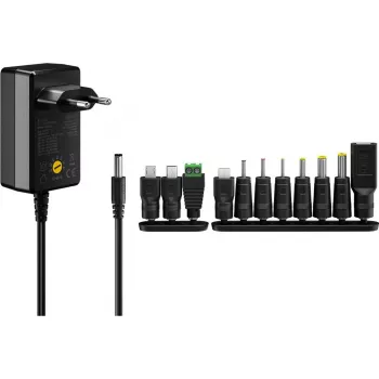 Goobay 74436 Strāvas adapteris melns
