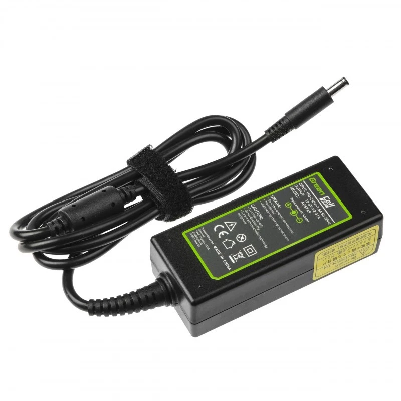 Strāvas adapteris zaļa Cell AD57AP 45W 19.5V 2.31A Dell klēpjdatoriem, iekštelpām, melns
