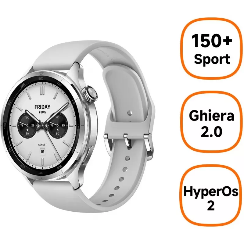 Viedpulkstenis Xiaomi Watch S4 Sudraba