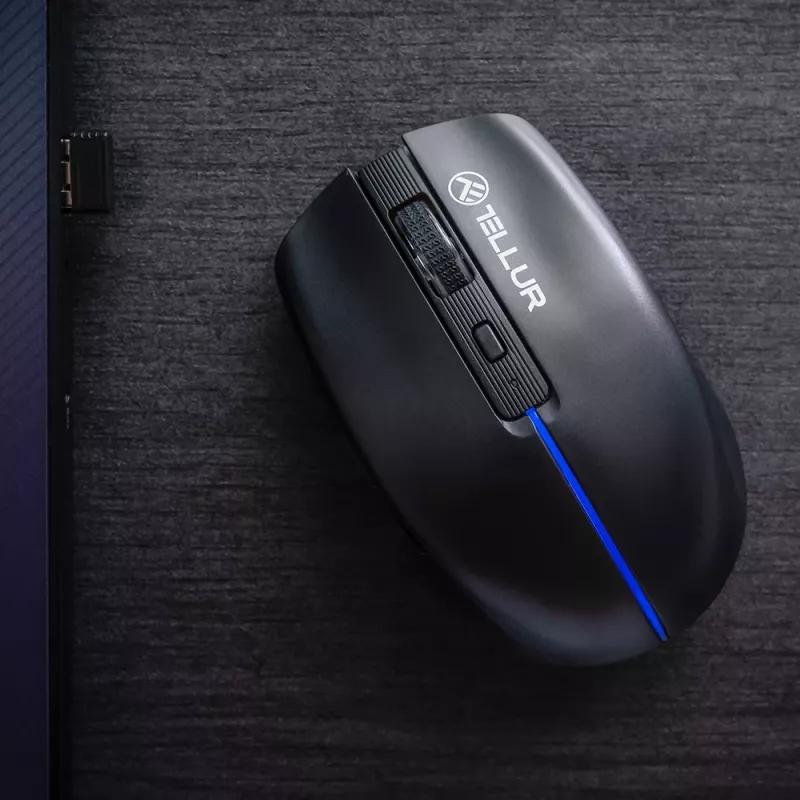 Tellur Silent Click Wireless pele Melns
