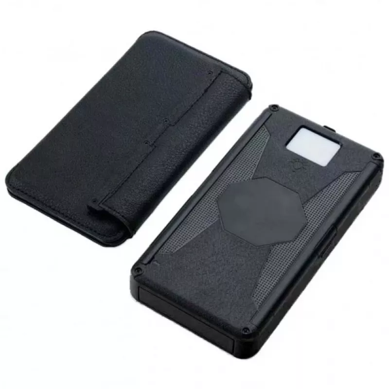 Portable battery PowerNeed ES20000B 20000mAh — 2x USB 5V/2A, 9W, water-resistant, Melns, 370 g