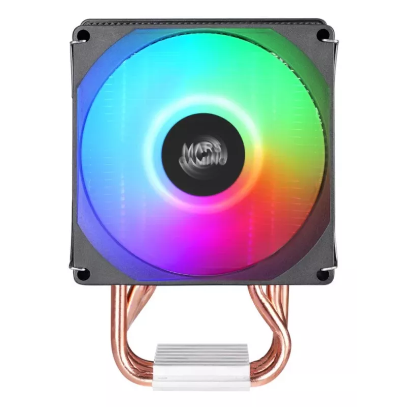 Gaisa dzesētājs TACENS Mars Gaming MCPU-X3, 90 mm ventilators, TDP 150 W, saderīgs ar LGA/AM4/AM5, melns