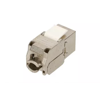 Extralink Keystone CAT6A STP RJ45 leņķa metāla keystone ligzda, vienporta