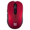 Bezvadu RF klusā pele DEFENDER Gassa MM-105 — piemērota abām rokām, 1600 DPI, 2.4 GHz, nano USB uztvērējs