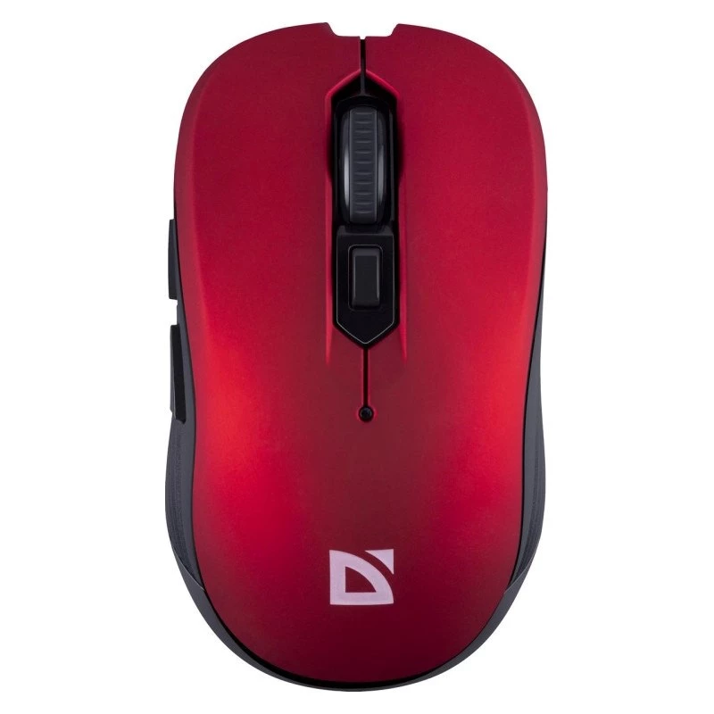 Bezvadu RF klusā pele DEFENDER Gassa MM-105 — piemērota abām rokām, 1600 DPI, 2.4 GHz, nano USB uztvērējs