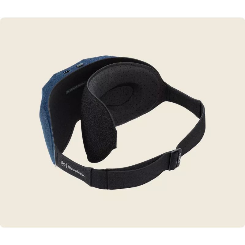 Therabody SleepMask masieris sejai, melns, zils
