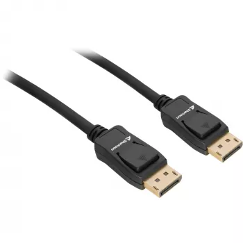 DisplayPort kabelis Sharkoon 1.4 8K, 1 m, melns