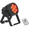LED PAR gaisma EUROLITE AKKU IP PAR 7 QCL CRMX MK2 — ar baterijām darbināms RGBW augšējais apgaismotājs ar QCL gaismas diodēm un CRMX