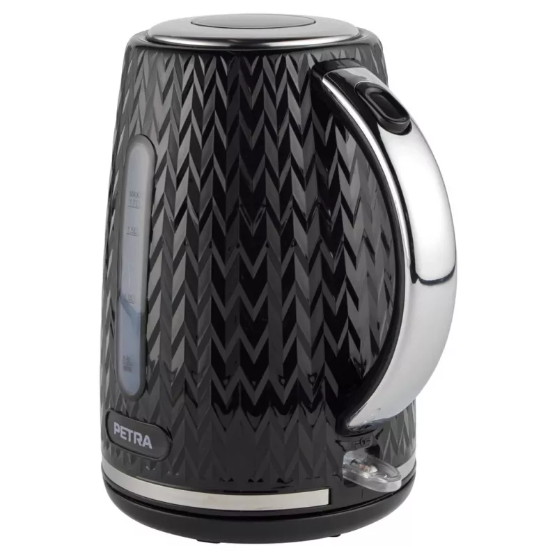 Elektriskā tējkanna Petra 1,7 L 2200 W melna
