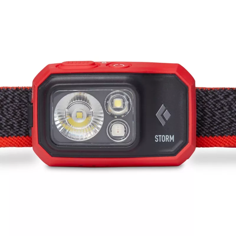 Melns Diamond Storm 450 Melns, sarkanas galvas saites lukturītis