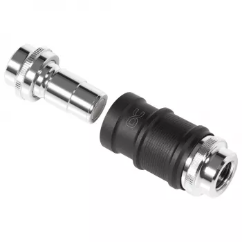 Ūdens bloku adapteris Aquatuning GmbH 13857, misiņa, niķeļa, plastmasas, melns, hromēts