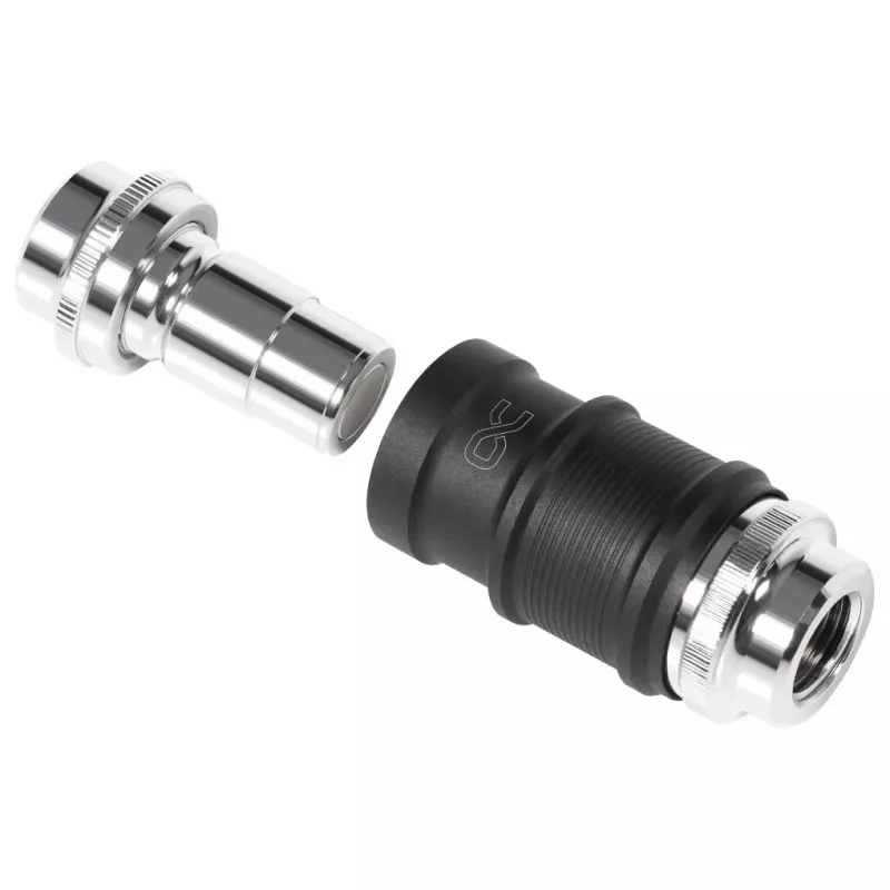 Ūdens bloku adapteris Aquatuning GmbH 13857, misiņa, niķeļa, plastmasas, melns, hromēts