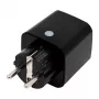 Shelly Plug PM Gen3 Matter 13A viedā kontaktligzda, melna