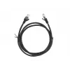 Tīkla kabelis Lanberg PCU6-10CC-0150-BK RJ-45 Cat6 1,5 m Melns