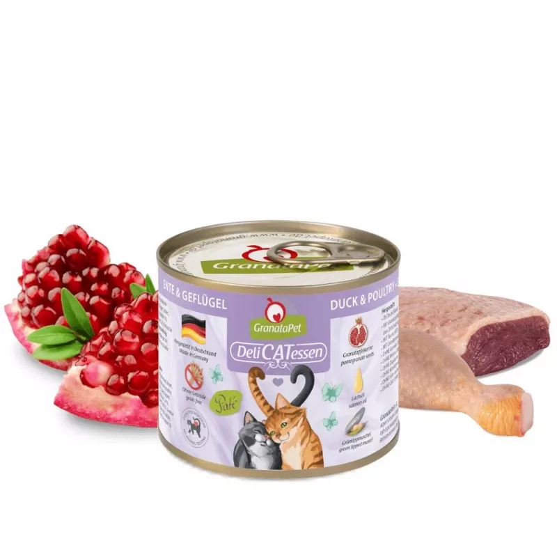 Slapjā kaķu barība Fox4Pets DeliCATessen Pīle un mājputni 200 g, pilnvērtīga pieaugušu kaķu barība, 80% mitruma