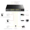 Cudy FS1018PS1 tīkla slēdzis ar 18 Fast Ethernet portiem un PoE