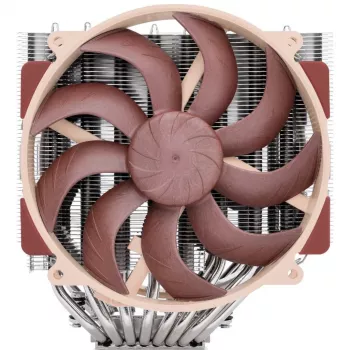 Noctua NH-D15 G2 HBC gaisa dzesētājs, divi 140 mm ventilatori, 1250–1500 RPM, 155,6 m³/h, 12 V, varš, 152×150×168 mm