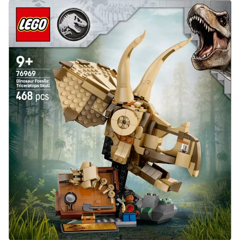LEGO JURASSIC WORLD 76969 Dinozauru fosilijas: Triceratops galvaskauss