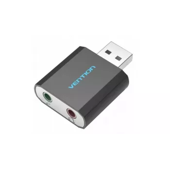 Vention USB ārējā skaņas karte, melna, metāla tips