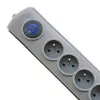 Pārsprieguma aizsargs Qoltec 50165 pelēks 6 maiņstrāvas ligzdas 230 V 1,8 m