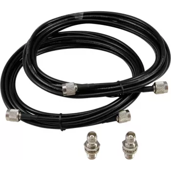 Koaksiālais antenas kabelis Omnitronic TNC-Set 5 m, TNC vīrišķais–TNC vīrišķais, 5 m garš