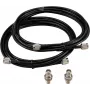 Koaksiālais antenas kabelis Omnitronic TNC-Set 5 m, TNC vīrišķais–TNC vīrišķais, 5 m garš