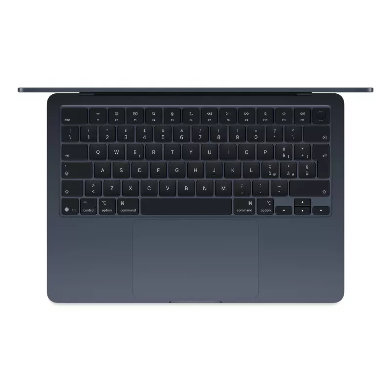 Apple MacBook Air 13 collas: M4 mikroshēma ar 10 kodolu CPU un 10 kodolu GPU, 24 GB, 512 GB SSD - Midnight