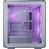 PC Midi Tower Cooler Master MasterFrame 500 Mesh — melns ar caurspīdīgu sānu, atbalsta ATX barošanas blokus, 2x200mm priekšā + 1x120mm aizmugurē, 2.5 collu/3.5 collu diski