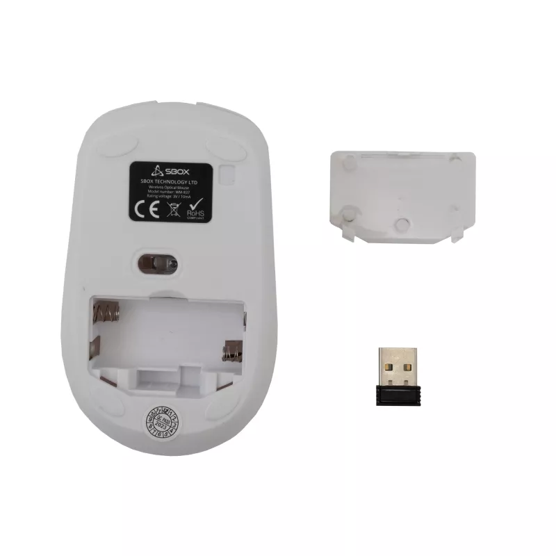 Pele SBOX WM-837 balta USB Type-A