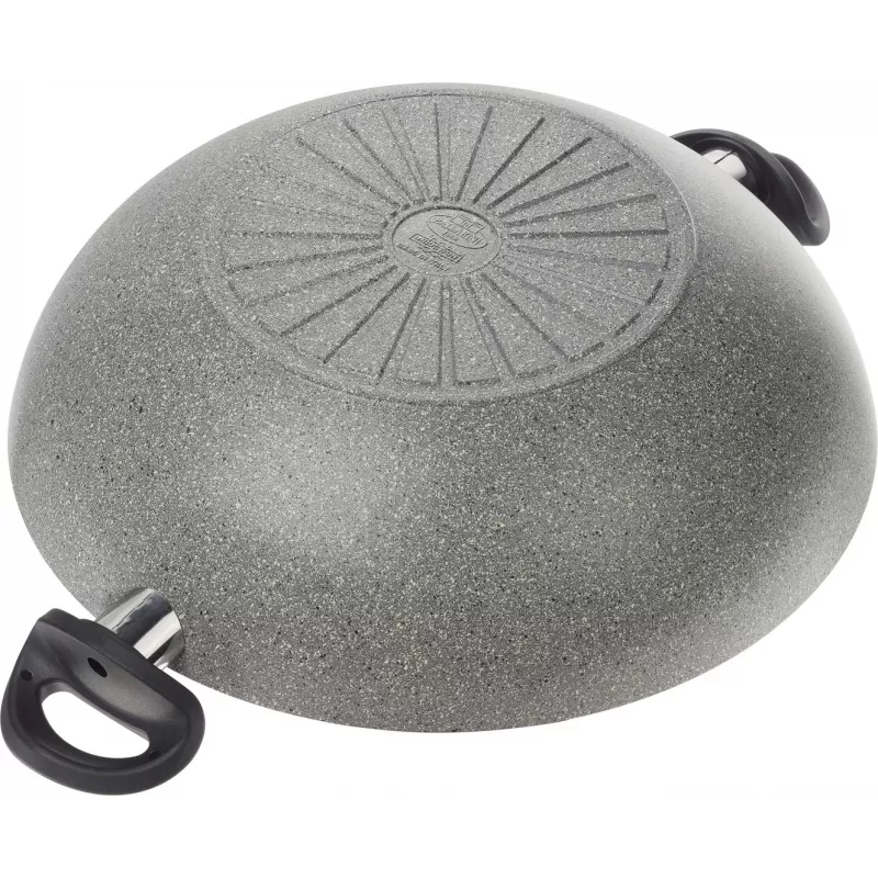 Wok panna Ballarini Ferrara FERR8KD.36D 36 cm, granīta pārklājums, divi rokturi un vāks
