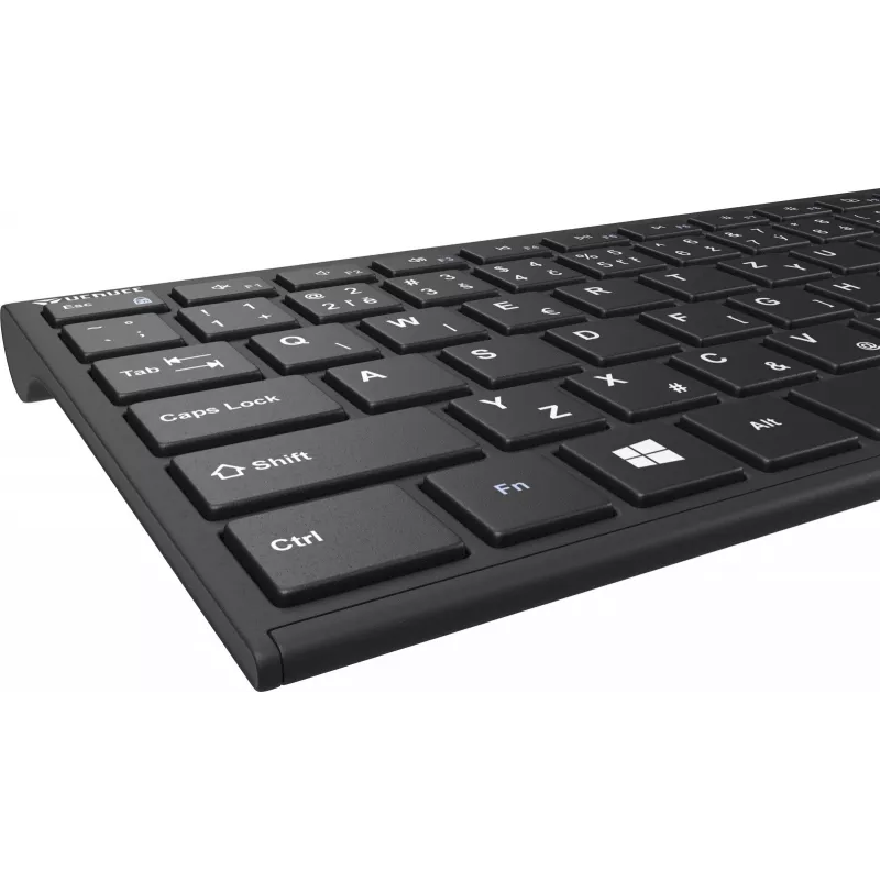 Bezvadu tastatūra YENKEE YKB 2000 CSBK — plāns kompakts dizains, bezvadu savienojums