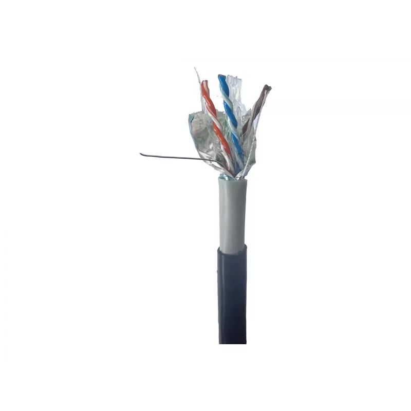 Tīkla kabelis Gembird FPC-6004GE-SO-OUT 305 m Cat6 F/UTP Melns