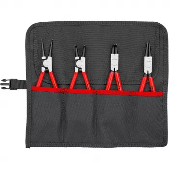 Knipex apļa atsperu knaibles komplekts 4 gab. rullējamā somiņā 19-60mm