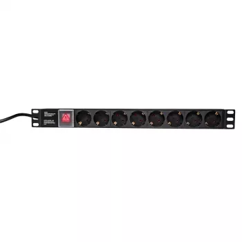 Strāvas sadales bloks LogiLink PDU8C01