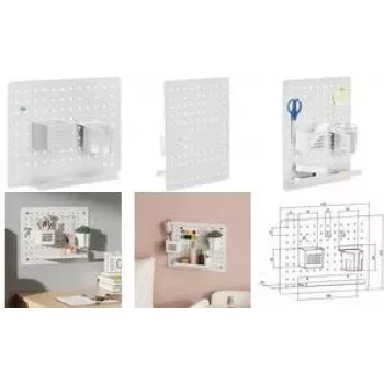 LogiLink Pegboard organizētājs / kombinētais sienas stiprinājums (PB0105)