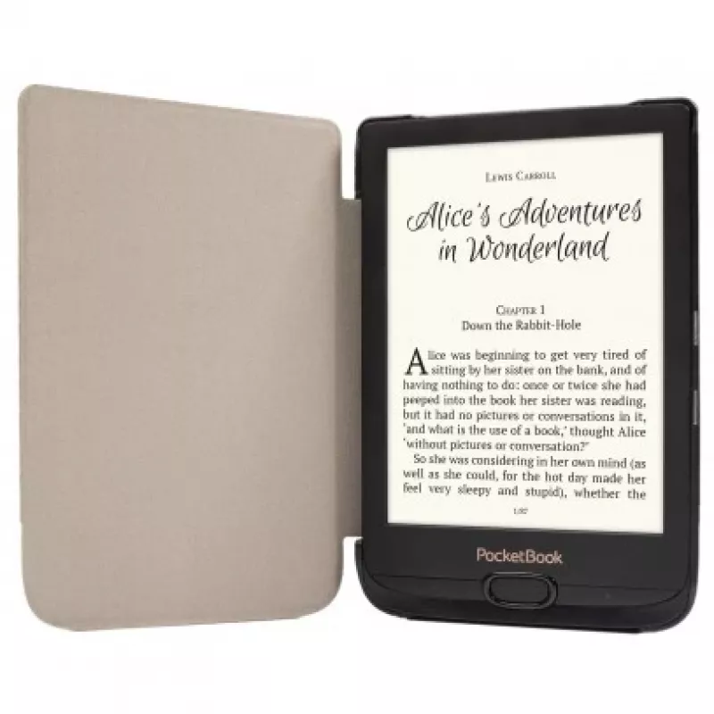 Planšetdatora maciņš WPUC-627-S-GY Pelēks (PocketBook Touch Lux 4, Lux 5, Color, Touch HD 3, Basic Lux 2)
