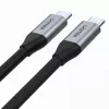 UNITEK C14091ABK USB kabelis USB 3.2 Gen 2 2m USB C Melns