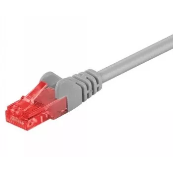 Wentronic Goobay CAT 6 komutācijas kabelis, U/UTP, pelēks, 1,5 m - CCA vara maisījums (95591)