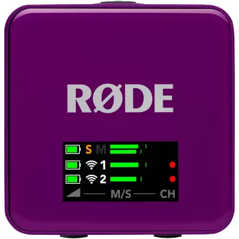 RØDE Wireless GO III violeta - bezvadu mikrofonu sistēma (purpursarkana)